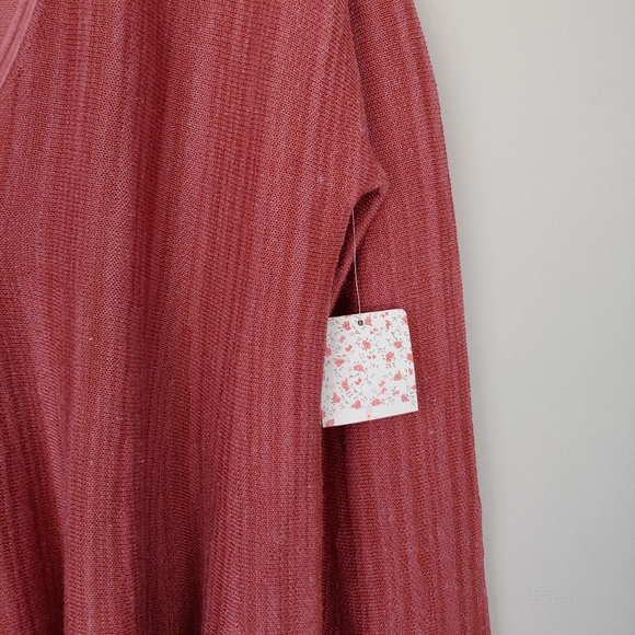 NWT Free People Sundae Swing Pullover Sweater Rose Pink Size Medium - Picture 13 of 14